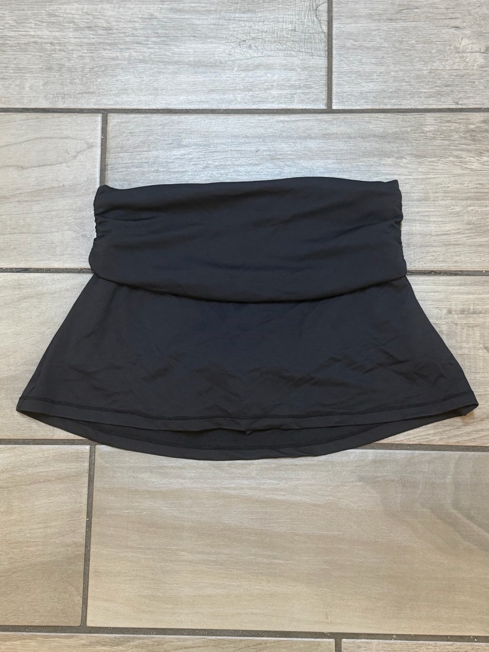 NikeSKIMS Airy Foldover Skort Obsidian Black